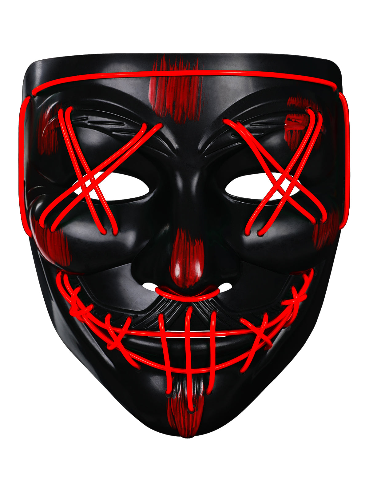 Light Up Mask for Adult Women & Men Halloween Parties