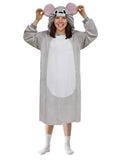 Cartoon Animal Onesie Pajamas for Unisex Adult - One Piece Costume Sleepwear for Halloween & Cosplay Party
