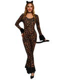 COUGAR LEOPARD KITTY HALLOWEEN COSTUME WOMEN