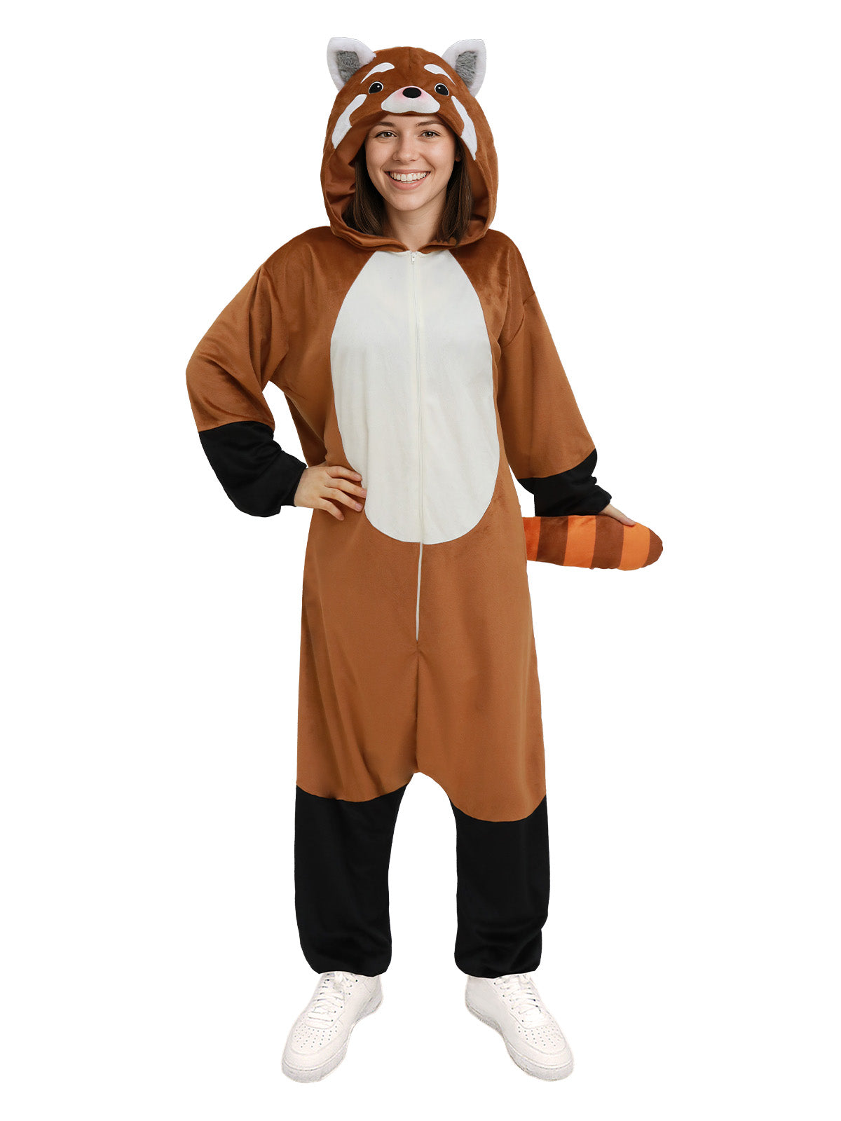 Unisex Adult Animal Onesie Pajamas Bear & Panda One Piece Costume Sleepwear for Halloween & Cosplay Party