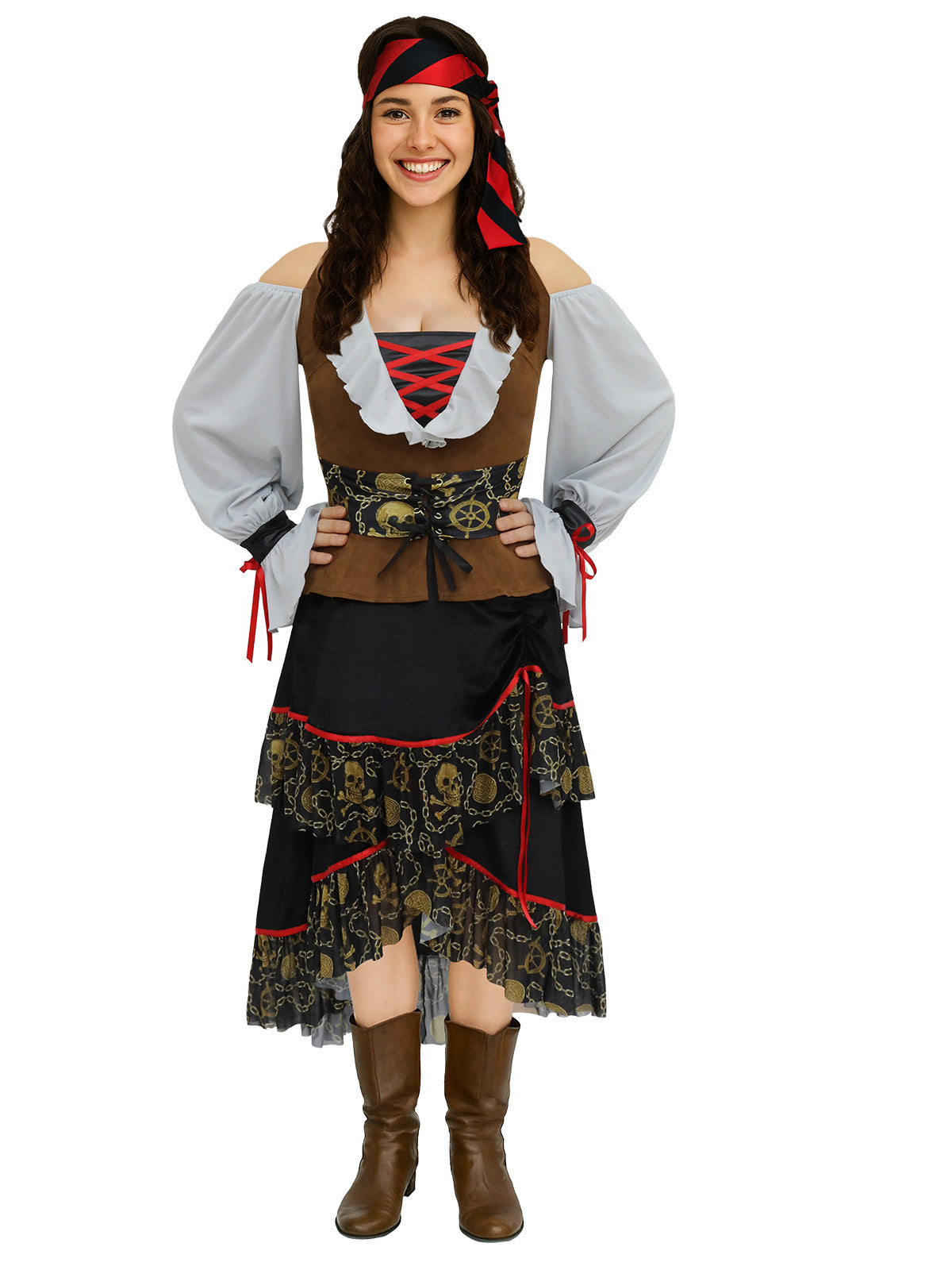 Skull Pirate Dress HALLOWEEN COSTUME WOMEN