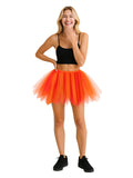 Women's Layered Tutu Skirt 7 Colors, Fluffy Ballet Tulle Petticoat for Halloween, Costume Parties
