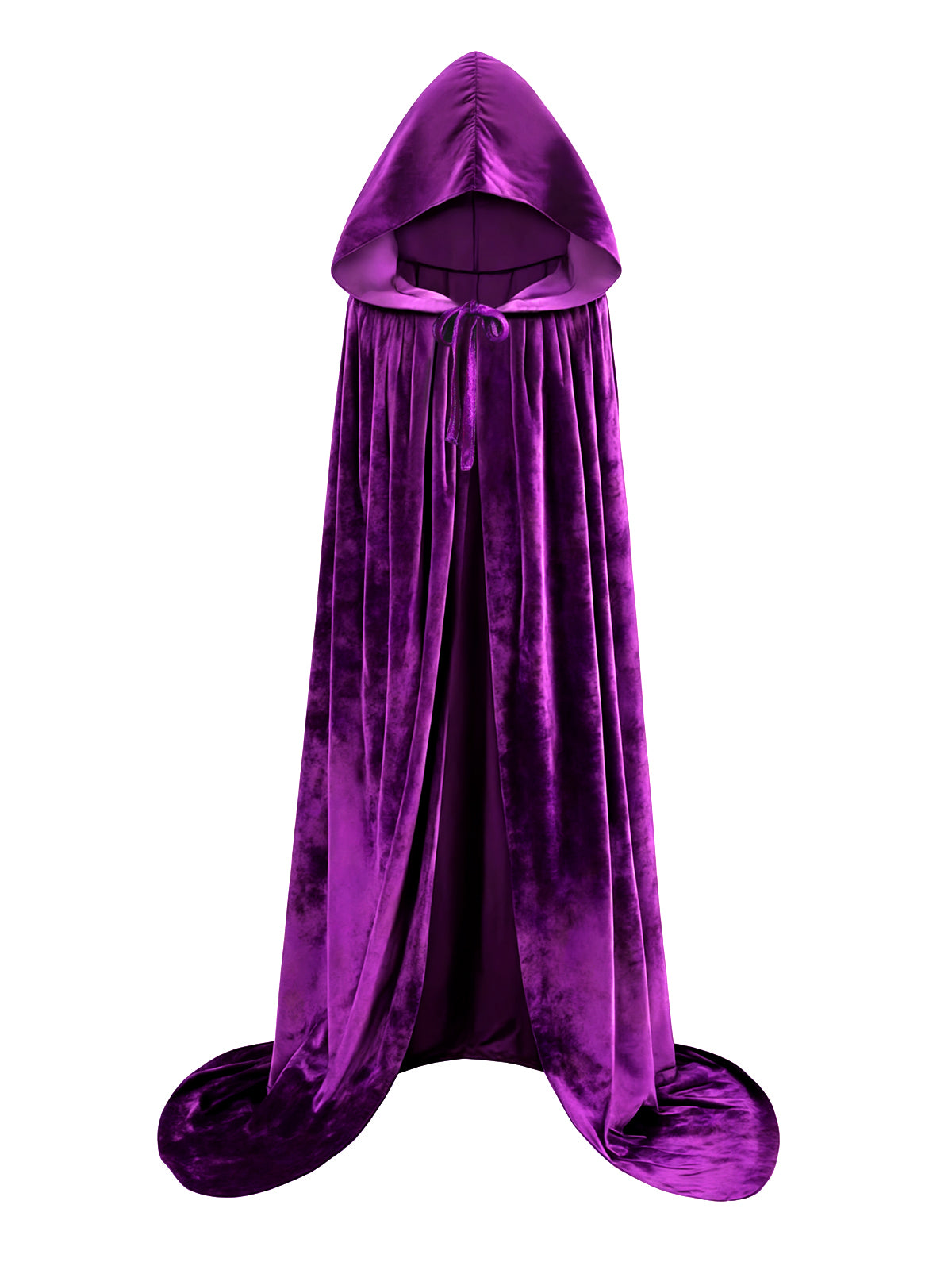 Adult Hooded Velvet Cape for Women Halloween Cosplay Costume