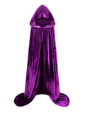 Adult Hooded Velvet Cape for Women Halloween Cosplay Costume