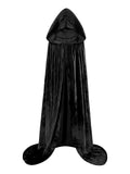 Adult Hooded Velvet Cape for Women Halloween Cosplay Costume