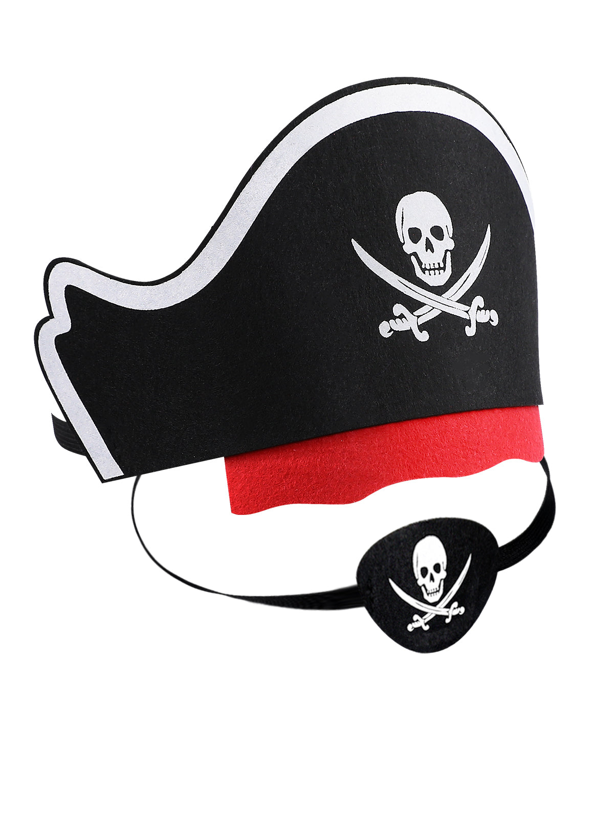Pirate Costume Accessories Set for Halloween Parties Adult Men Size