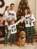 ROC PARTY Matching Family Christmas Pajamas Sets - Festive Xmas PJs, Holiday Sleepwear for Families Photos & Gift Giving (Youth, 8-10 Years)