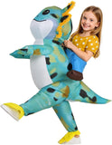 Kids Inflatable Axolotl Costume - Funny Halloween Costumes for Girls&Boys, Blow Up Ride On Outfit for Party & Cosplay