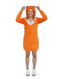 Cute Animal Hoodie Costume Dress for Women Halloween & Loungewear