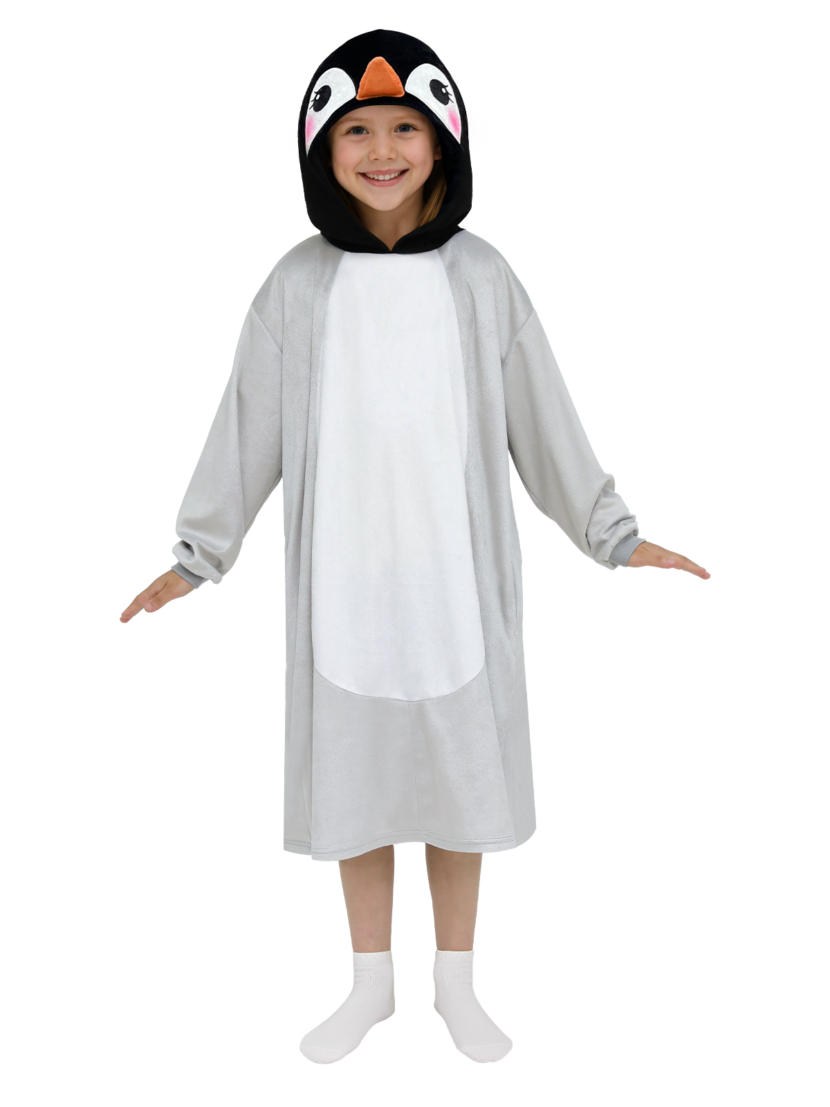 Bear Hoodie Costume Dress for Kids Halloween Cosplay Dress Up and Loungewear
