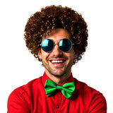 Black Curly Wig – Natural Looking Afro Wig for Men & Women, Short Synthetic Costume Wig for 70s Disco, Halloween, Cosplay & Themed Parties