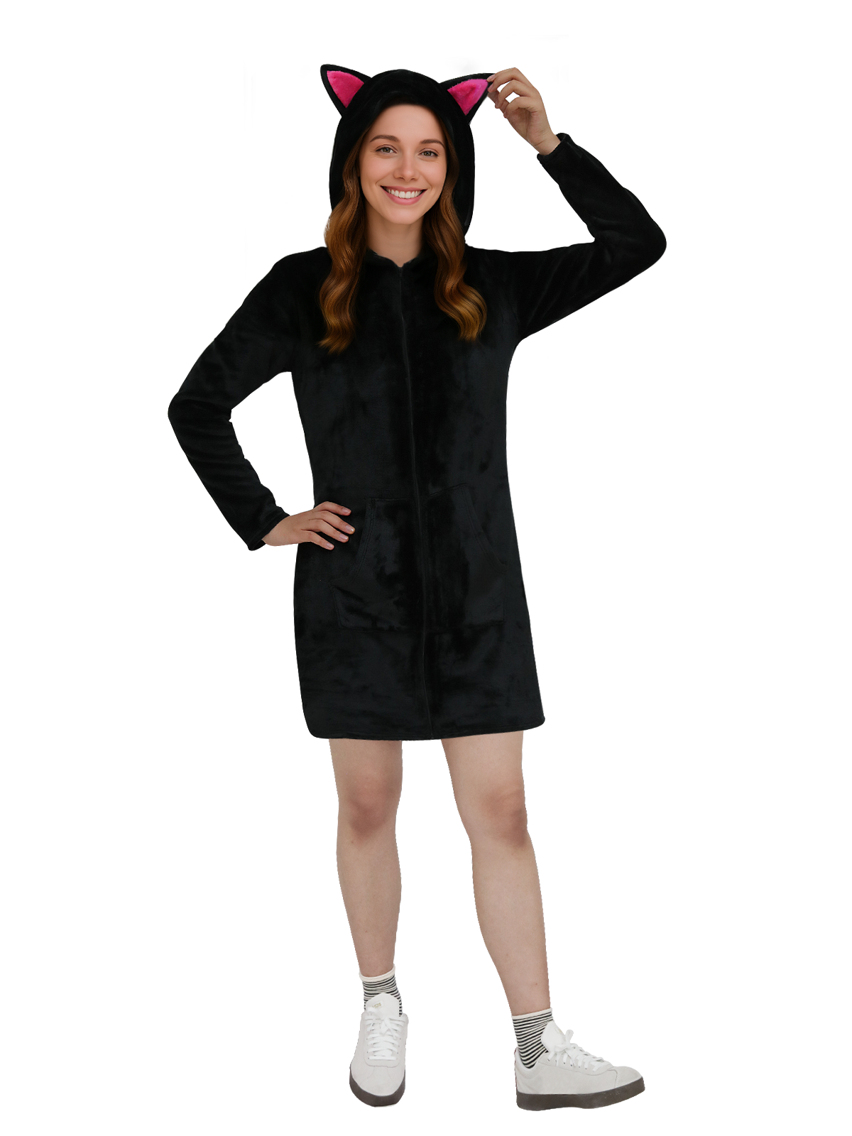 Cute Animal Hoodie Costume Dress for Women Halloween & Loungewear