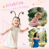 Butterfly Antenna Headband – Cute Butterfly Costume Accessory for Kids & Adults, Perfect for Halloween, Dress-Up, Cosplay & Theme Parties