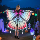 Butterfly Costume for Women - Fairy Wings, Headband & Mask Set for Halloween, Cosplay, Festivals & Photo Shoots