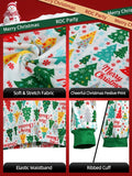 ROC PARTY Matching Family Christmas Pajamas Sets - Festive Xmas PJs, Holiday Sleepwear for Families Photos & Gift Giving (Youth, 8-10 Years)