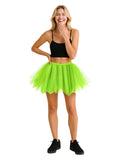 Women's Layered Tutu Skirt 7 Colors, Fluffy Ballet Tulle Petticoat for Halloween, Costume Parties