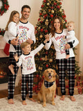 ROC PARTY Matching Family Christmas Pajamas Sets - Festive Xmas PJs, Holiday Sleepwear for Families Photos & Gift Giving (Youth, 8-10 Years)