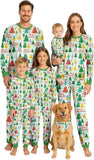 ROC PARTY Matching Family Christmas Pajamas Sets - Festive Xmas PJs, Holiday Sleepwear for Families Photos & Gift Giving (Youth, 8-10 Years)