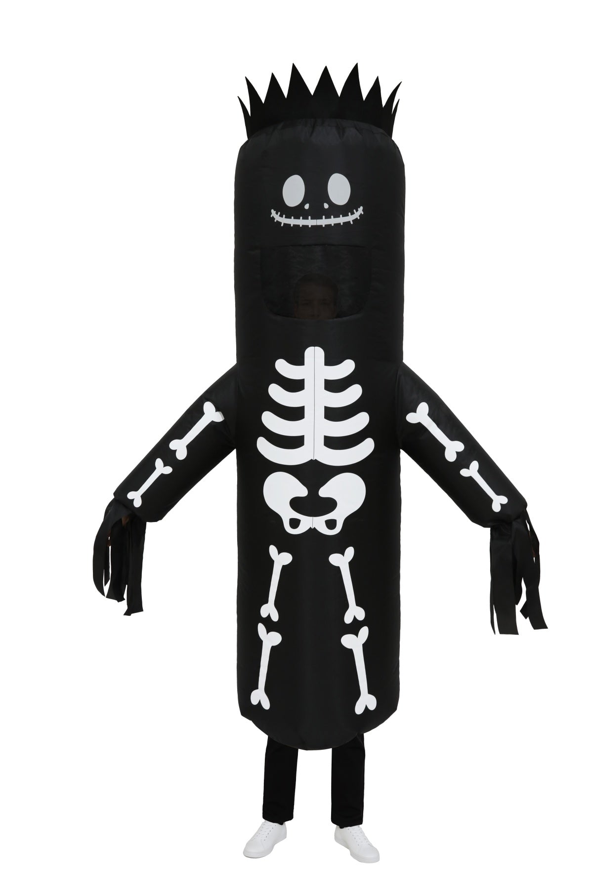 Full Body Costume for Adults - Novelty Outfits for Halloween & Christmas Cosplay Party (Skeleton Longman, L/XL)
