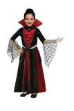 ROC PARTY Vampire Costume Dress for Girls - Halloween Themed Party Dress Up (Classical Vampire, 8-10 Years)