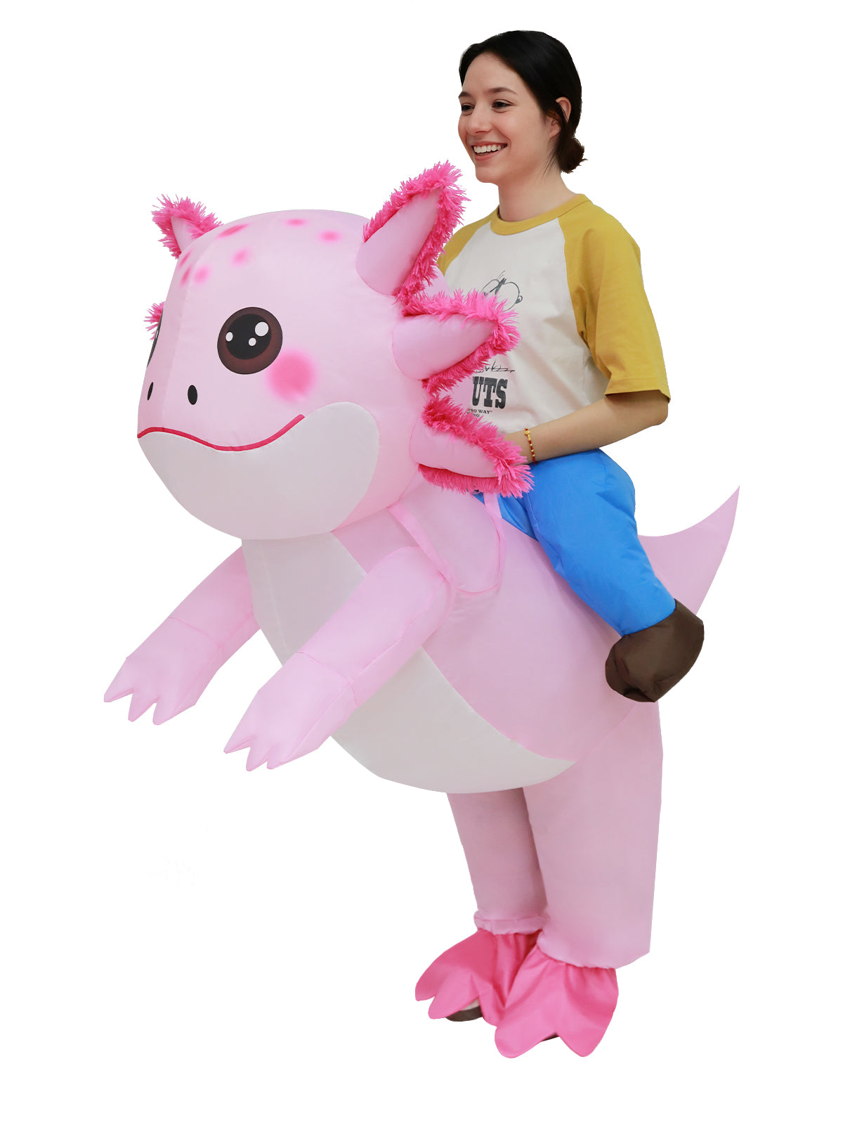 Adult Inflatable Half-Body Costume Lightweight, Fun & Eye-Catching Party Outfit
