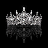 Crystal Crown for Women and Girls Silver Princess Tiaras for Wedding, Birthday, Prom, Party, Halloween, Bridal Hair Accessories