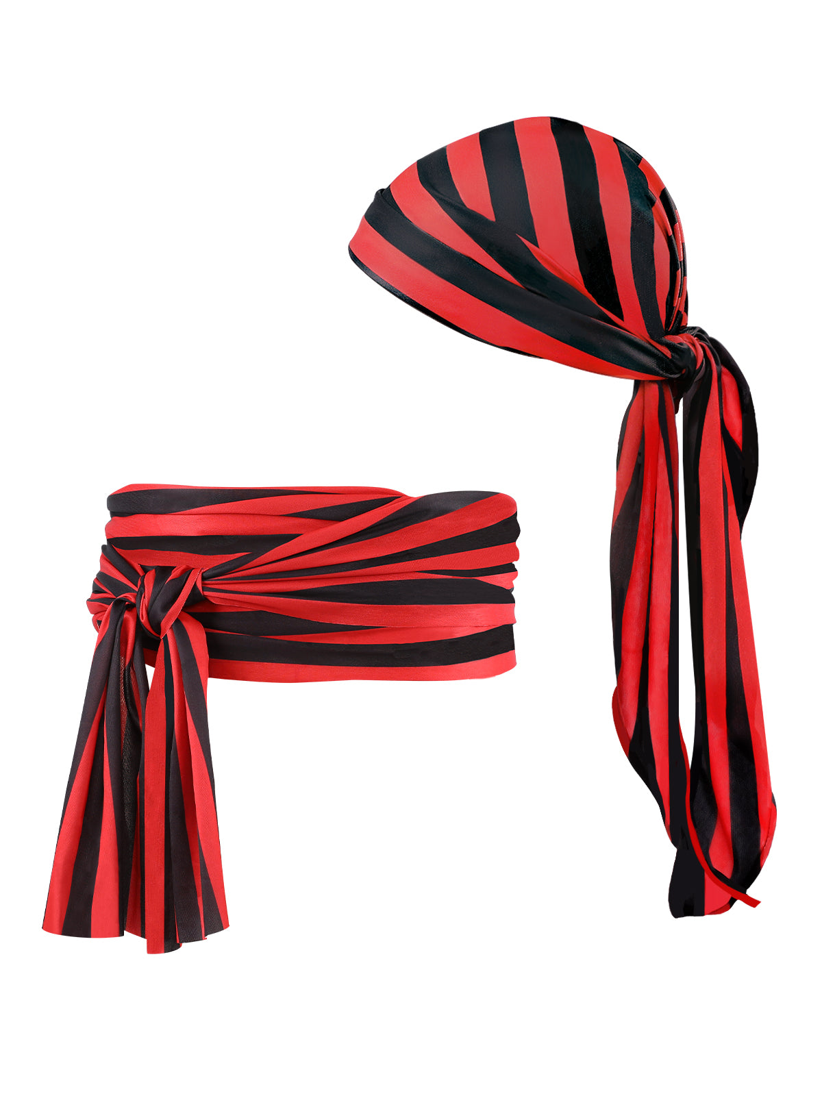 Mens Pirate Costume Accessory Set for Halloween Parties