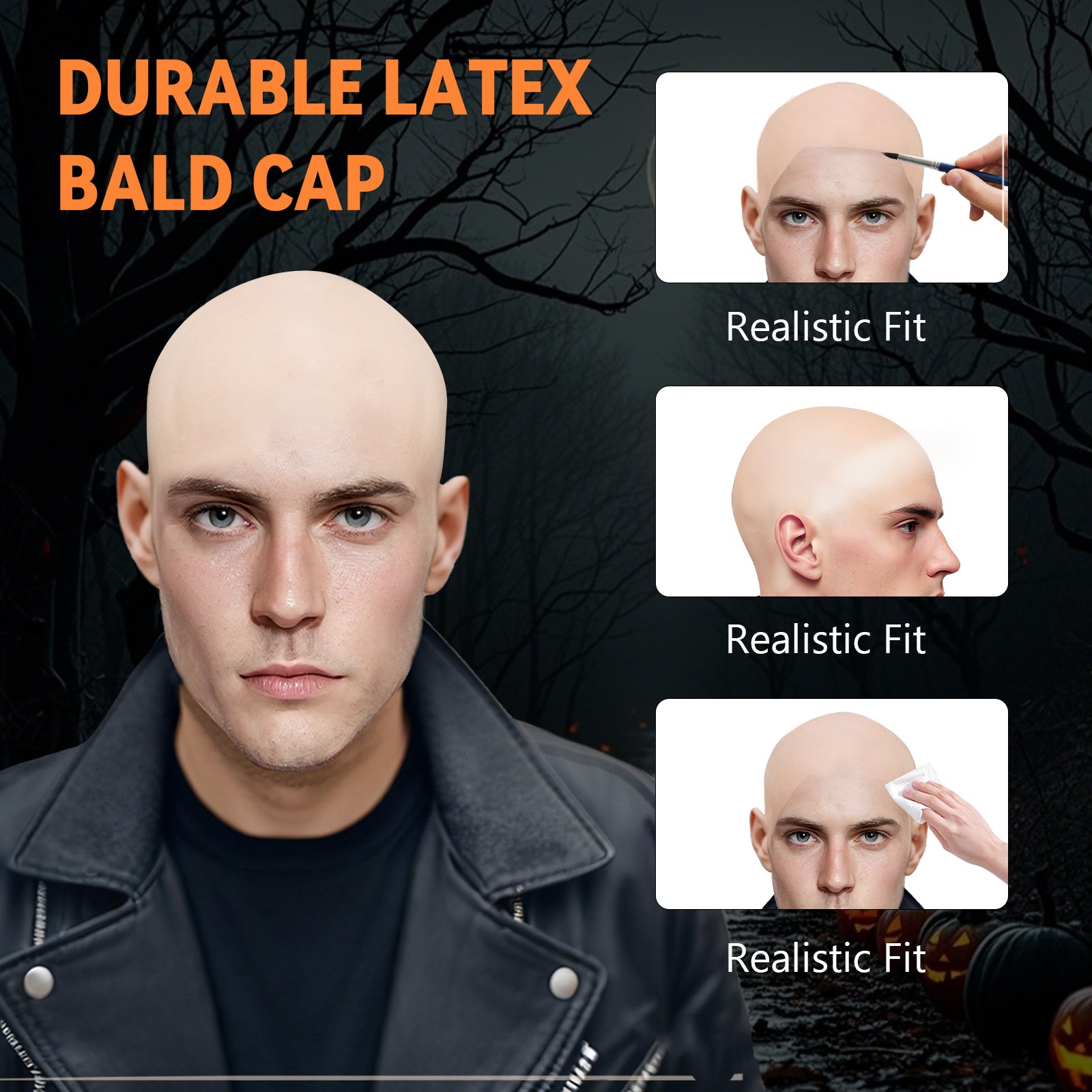 Latex Free Bald Cap for Adults