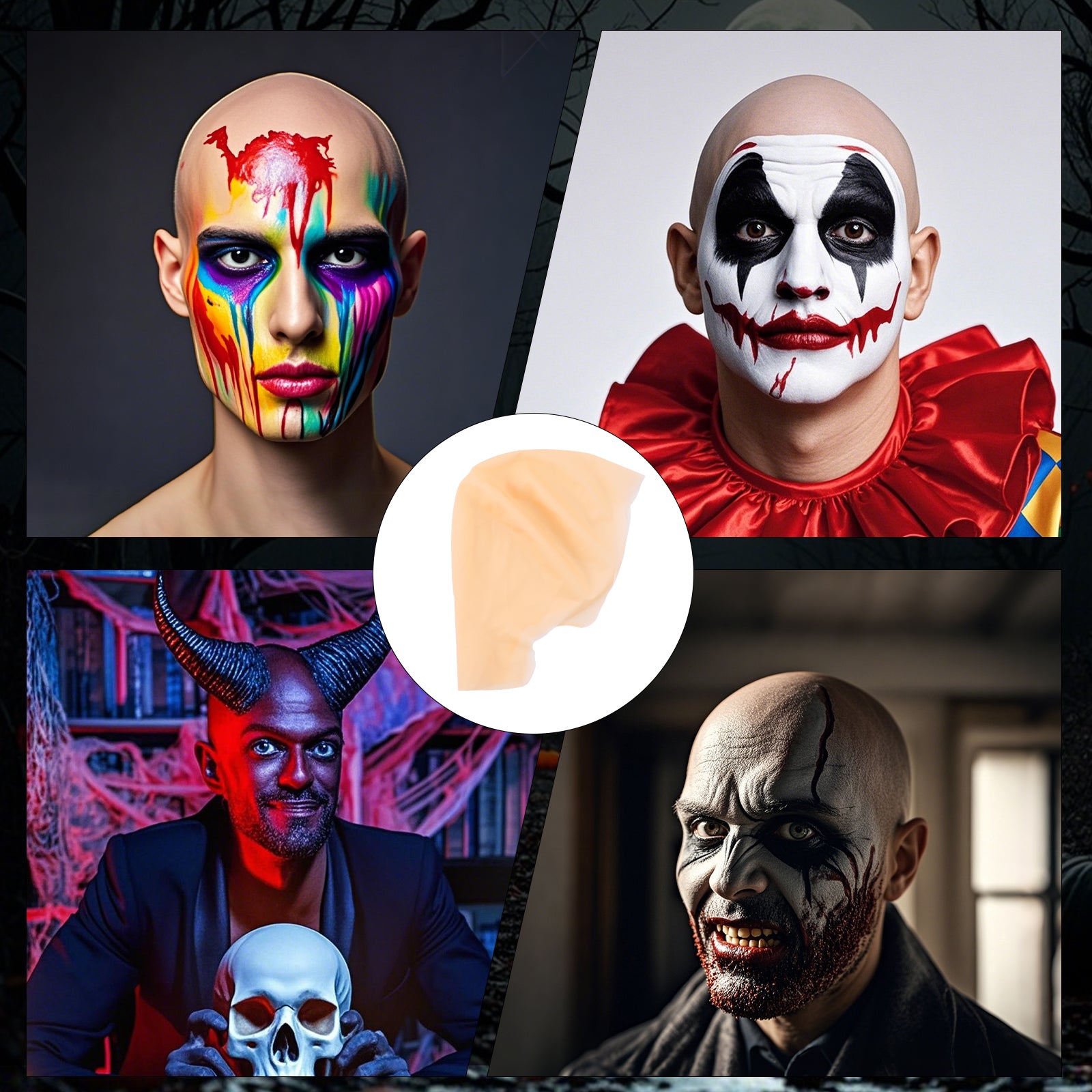 Latex Free Bald Cap for Adults