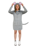 Cute Animal Hoodie Costume Dress for Women Halloween & Loungewear