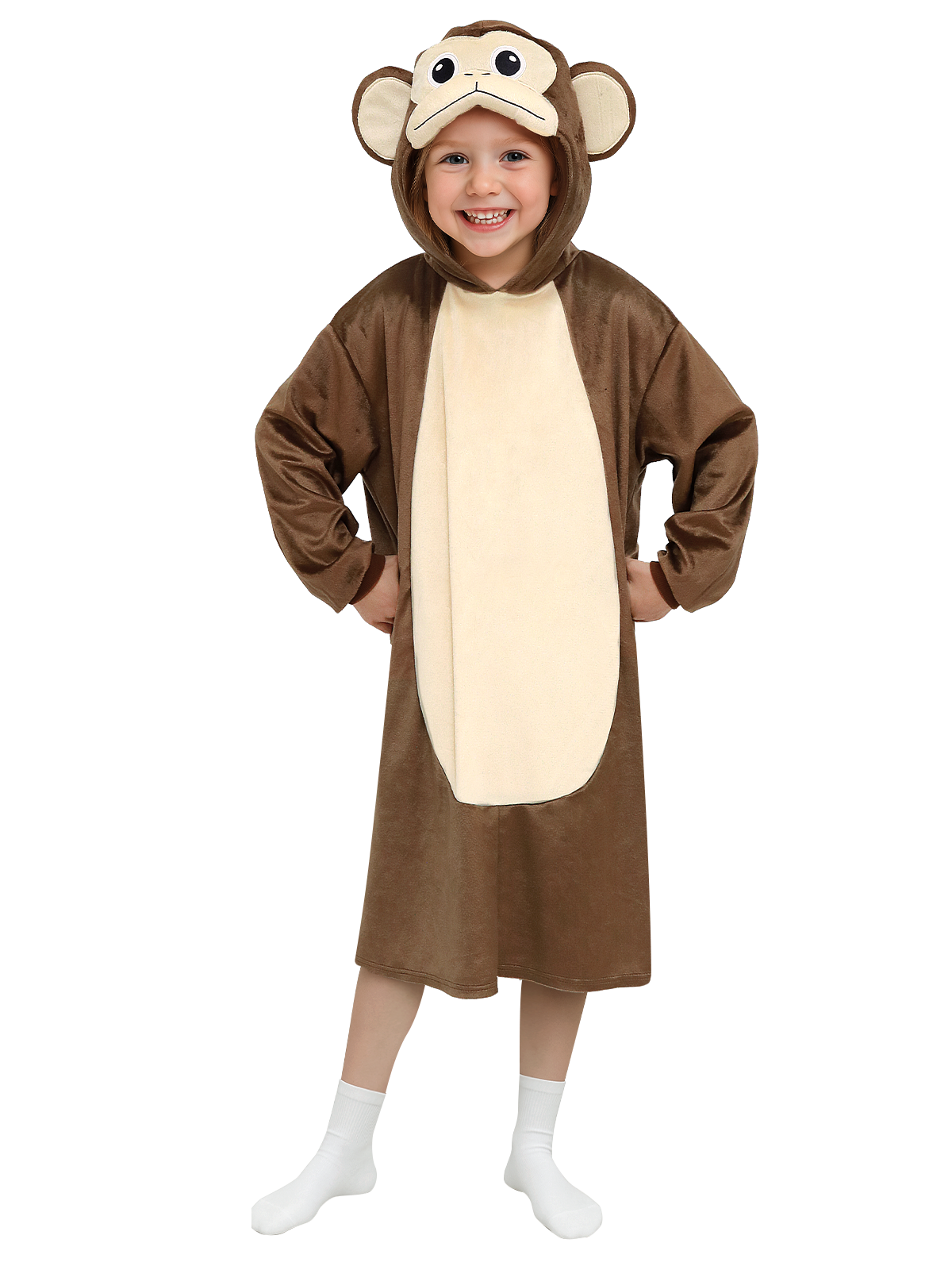 Bear Hoodie Costume Dress for Kids Halloween Cosplay Dress Up and Loungewear