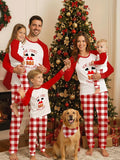 ROC PARTY Matching Family Christmas Pajamas Sets - Festive Xmas PJs, Holiday Sleepwear for Families Photos & Gift Giving (Youth, 8-10 Years)