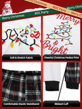 ROC PARTY Matching Family Christmas Pajamas Sets - Festive Xmas PJs, Holiday Sleepwear for Families Photos & Gift Giving (Youth, 8-10 Years)
