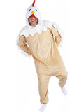 Animal Onesie Costume for Adults - Cozy Farm-Themed One-Piece Pajamas with 3D Hood for Halloween, Cosplay & Party