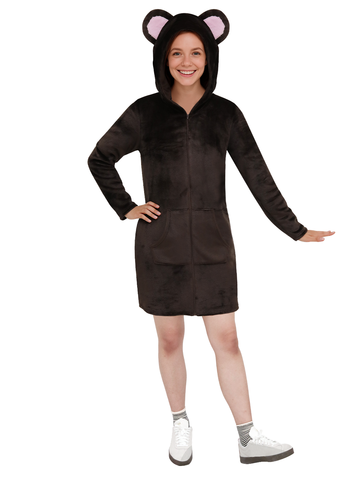 Cute Animal Hoodie Costume Dress for Women Halloween & Loungewear