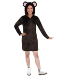 Cute Animal Hoodie Costume Dress for Women Halloween & Loungewear